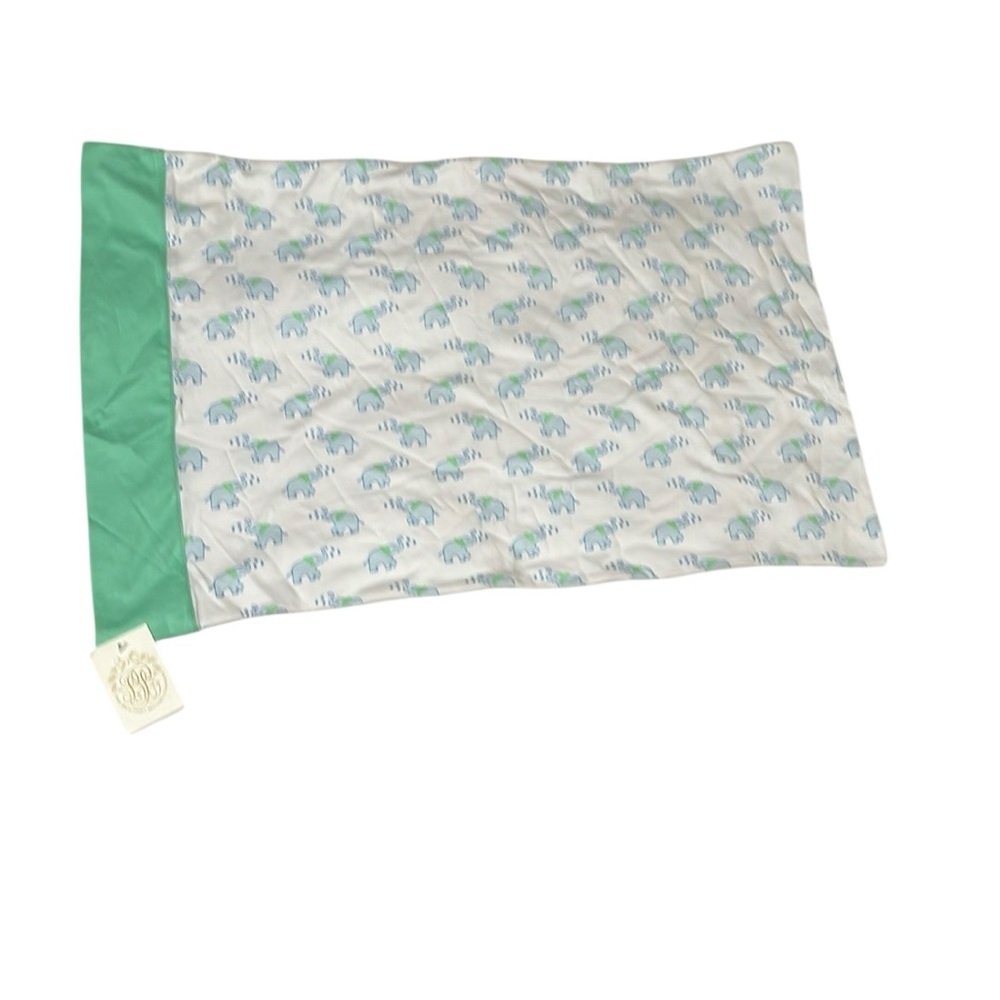 NWT The Beaufort Bonnet Company Elephant Print Pillowcase